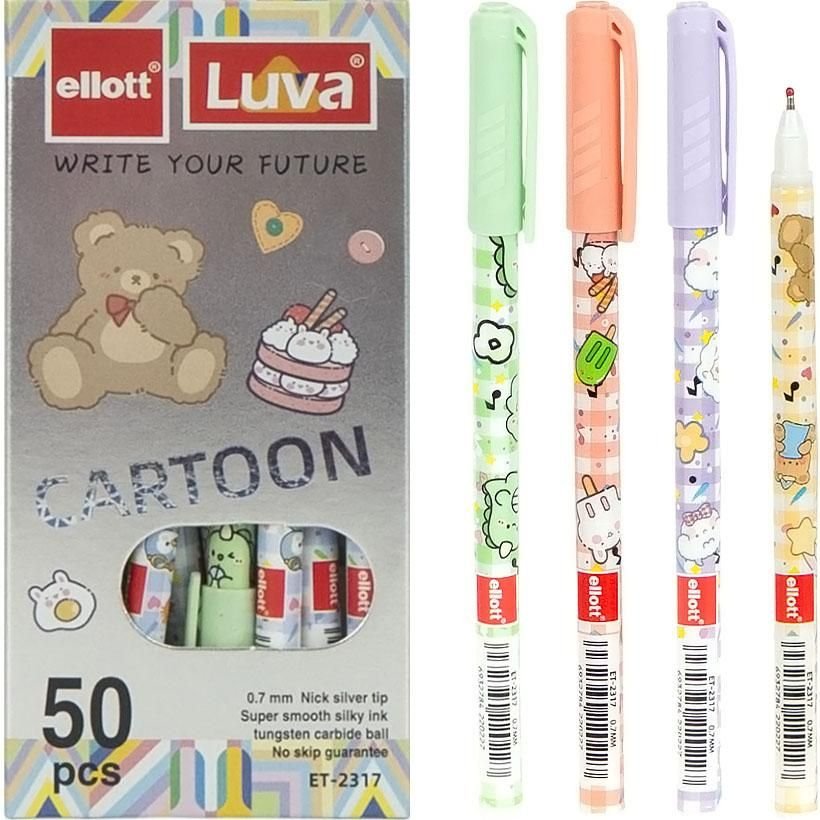 Ручка кулькова "Luva" "Ellott"  синя ET2317-50