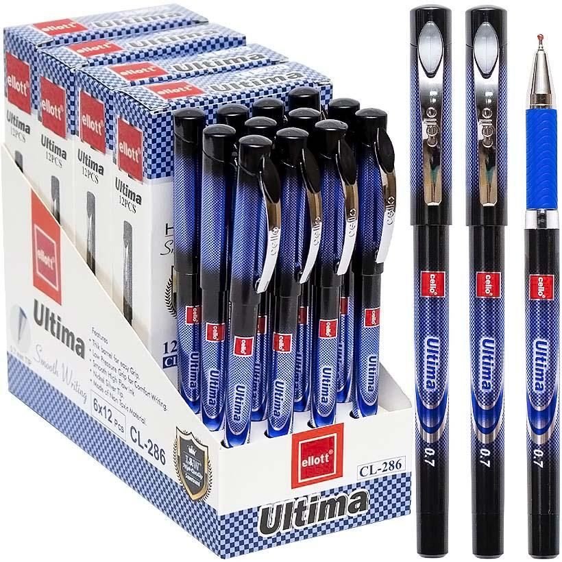 Ручка масляна "Ultima" Ellott  синя CL286-12
