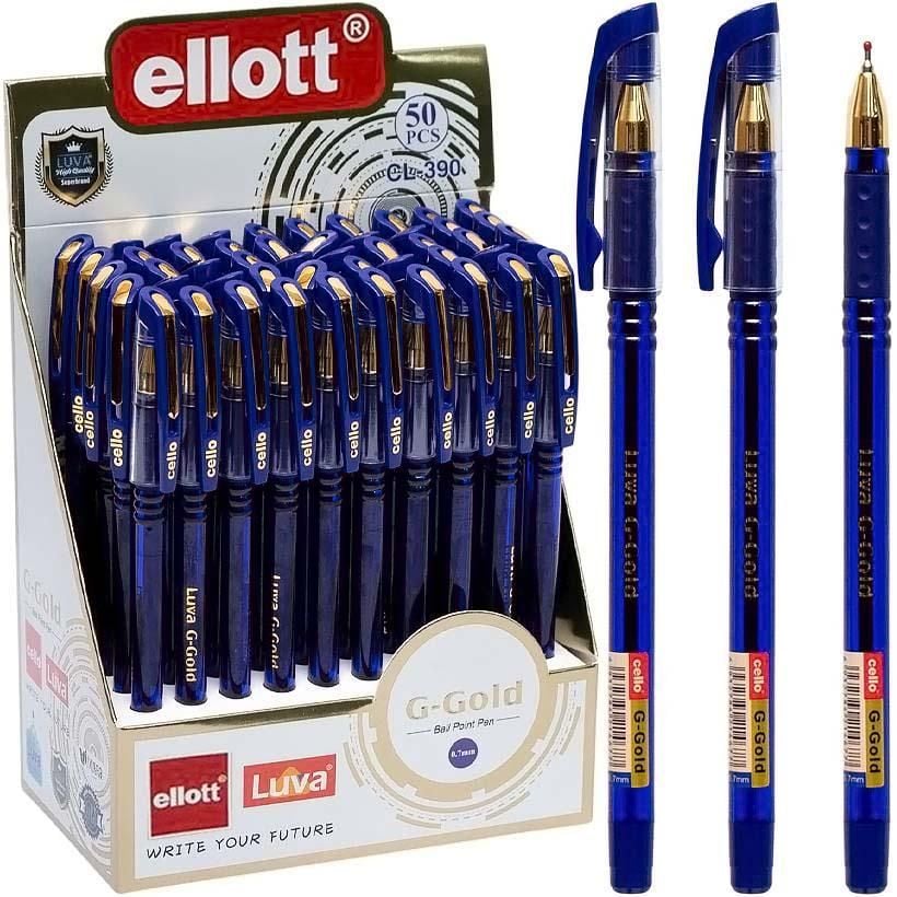 Ручка масляна G-Gold "Ellott"  синя CL390-50