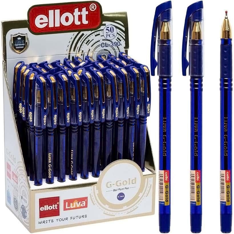 Ручка масляна G-Gold "Ellott"  синя CL390-50