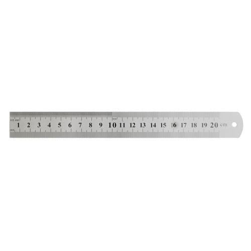 Лінійка сталева 20 см H-Tone (JJ30447-20)