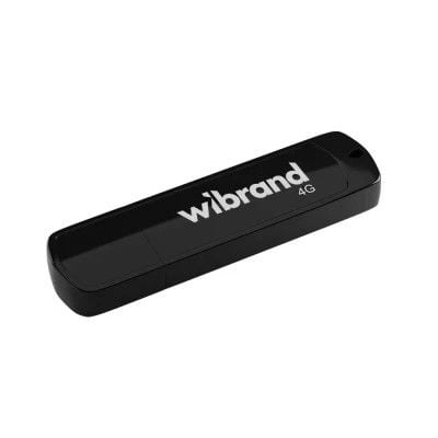 Флеш - накопичувач Flash Wibrand USB 2.0 Grizzly 4 Gb Black