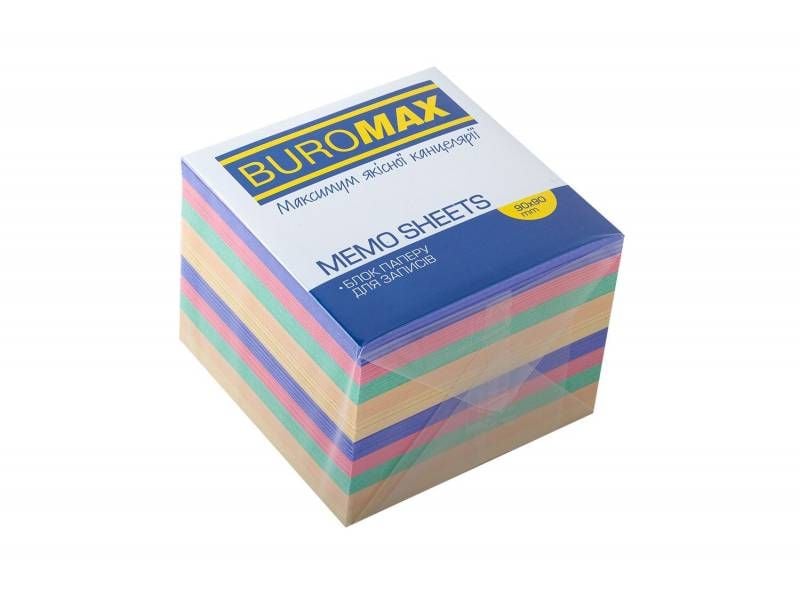 Папір для нотаток Buromax Декор 90*90*70 мм 700 л непроклеєний BM.2289