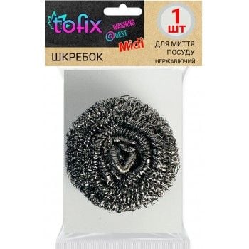Губка металізована 1 шт/уп Tofix Midi