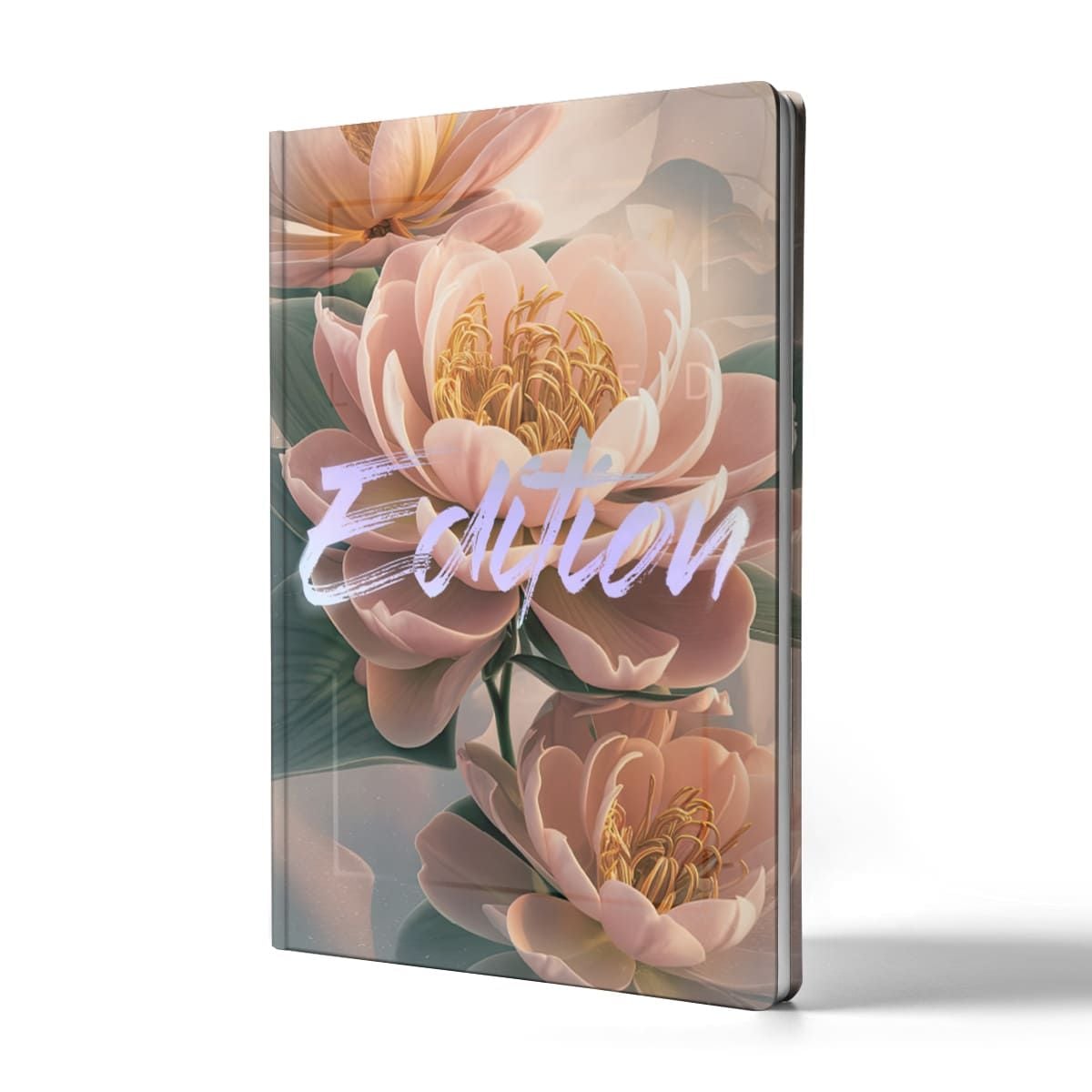 Блокнот АРКУШ PRESTIGE кл В5 96арк софт тач ламінування УФ лак тиснення Ніжні квіти 1В3186