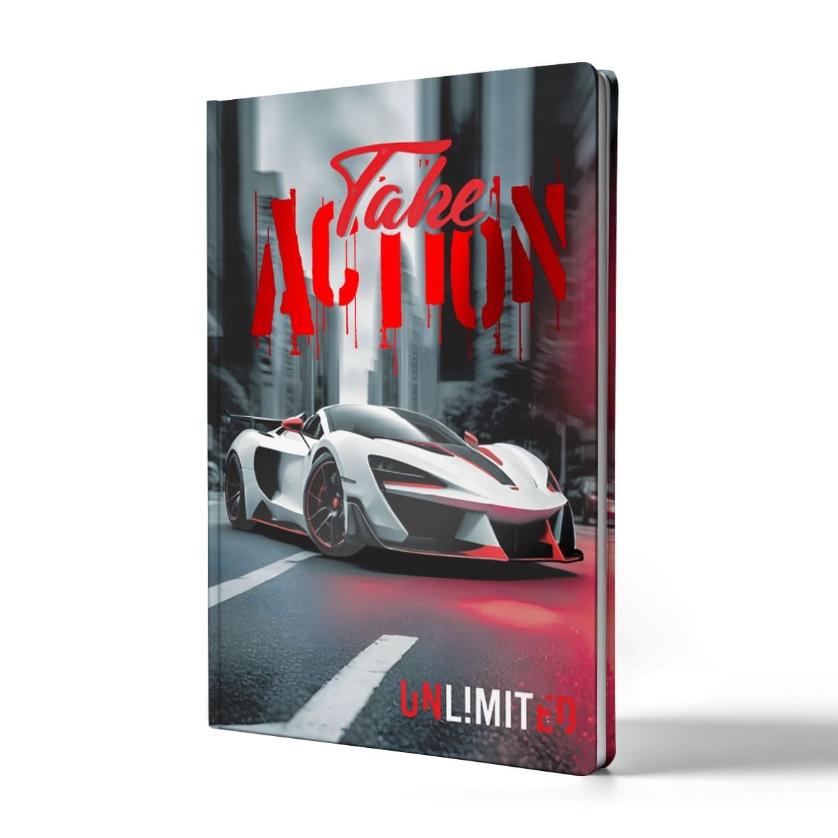 Блокнот АРКУШ PRESTIGE кл В5 96арк софт тач ламінування УФ лак тиснення Гоночне авто 1В3184