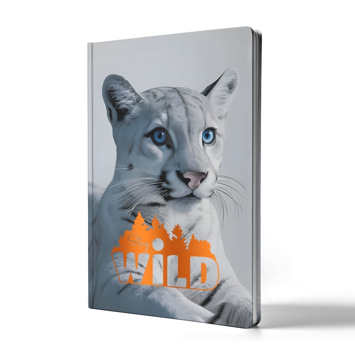 Блокнот АРКУШ PRESTIGE кл В5 96арк софт тач ламінування УФ лак тиснення Біла левиця 1В3189