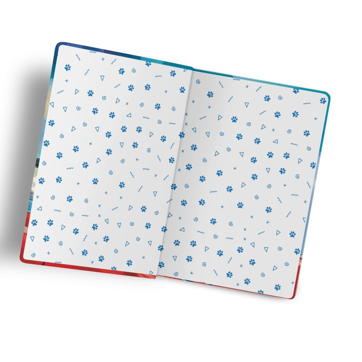 Блокнот АРКУШ PRESTIGE кл В5 96арк софт тач ламінування УФ лак тиснення Пес в кабріолеті 1В3185