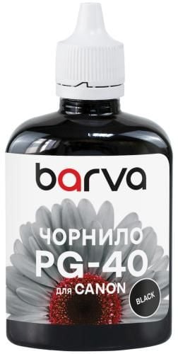 Чорнило сумісне для Canon PG-37/PG-40/PG-50 спеціальне 90 г, водорозчинне, чорне Barva (C40-293)
