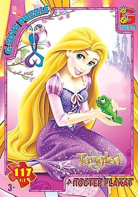 Пазли  "G-Toys"  Рапунцель 117 елементів TA015