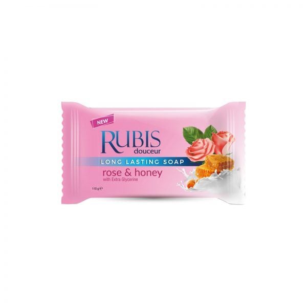 Мило RUBIS 110 г Троянда та мед 65226