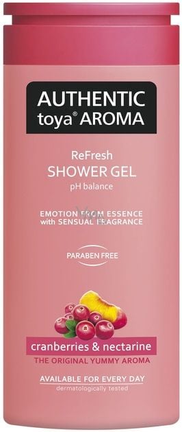 AUTHENTIC Гель для душу Журавлина та нектарин 400 мл 35555