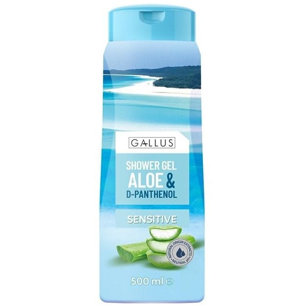 Гель для душа Gallus Aloe+D Pantenol чоловічий 500 мл 57130