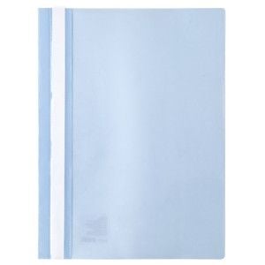 Папка-швидкозшивач Axent А4 з прозорим верхом без перфорації Світло-блакитна (1317-07-A)