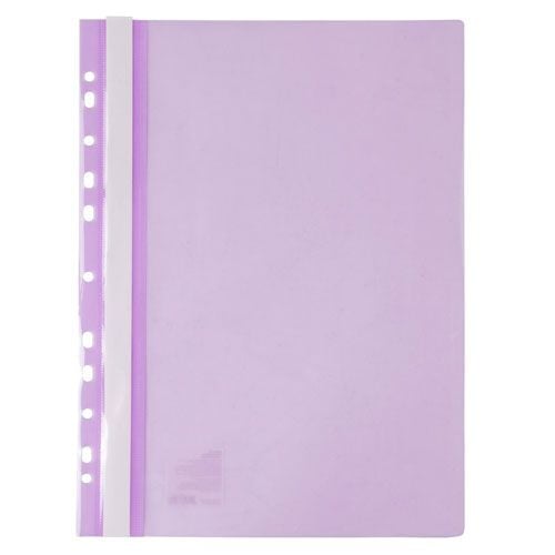 Папка-швидкозшивач Axent А4 з прозорим верхом з перфорацією Бузкова (1318-36-A)