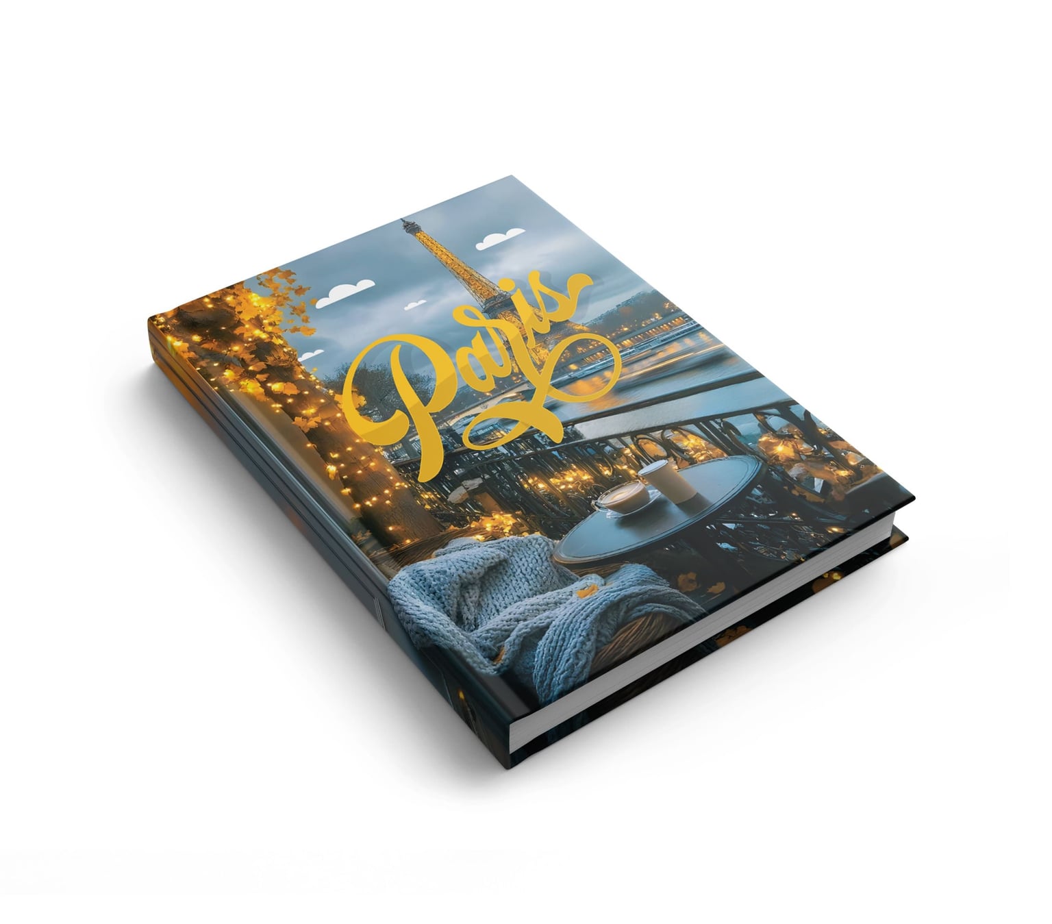 Книга обліку Аркуш А4 192арк Осінній Париж 1В3469