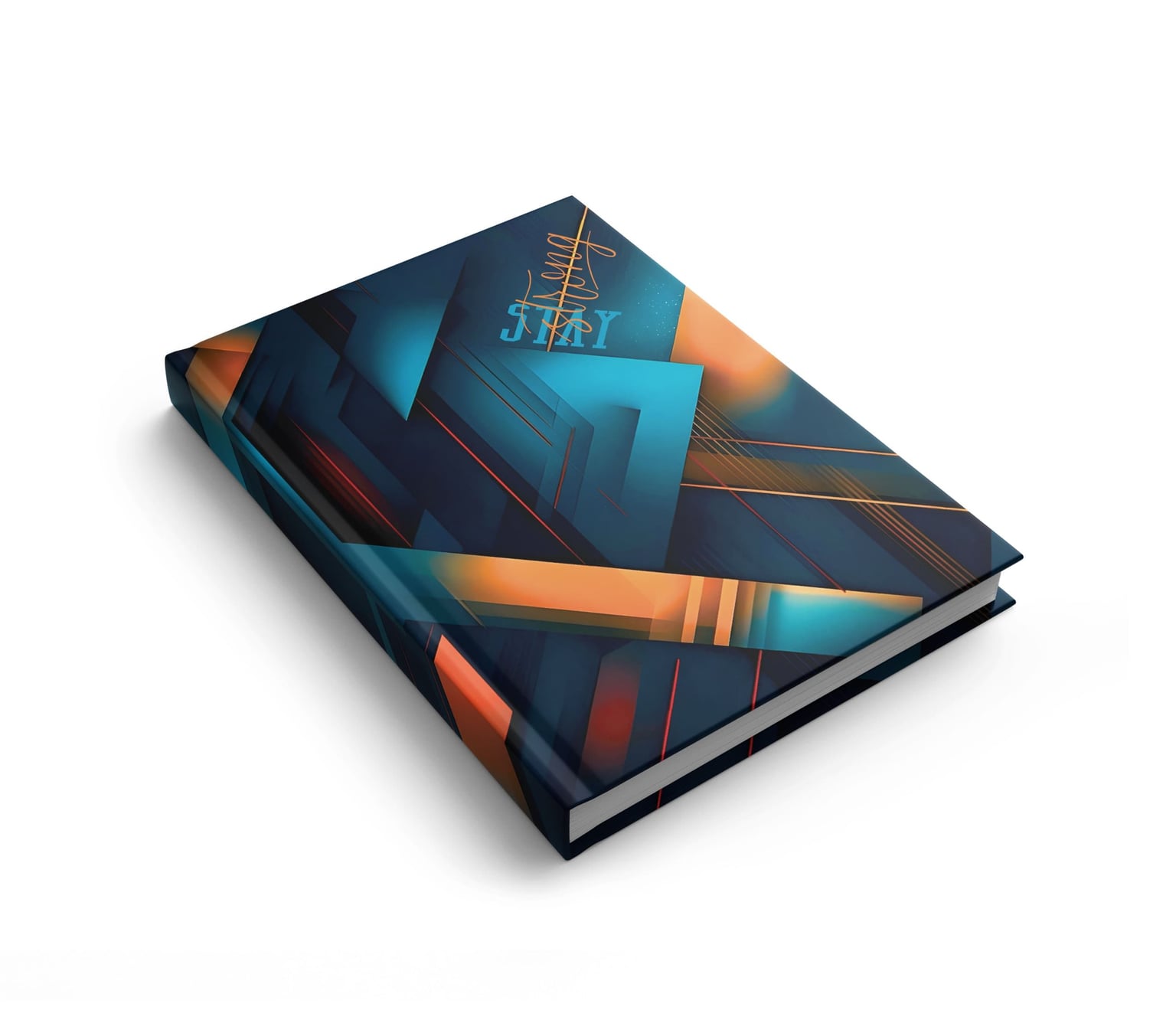 Книга обліку Аркуш А4 192арк Синя абстракція 1В3467