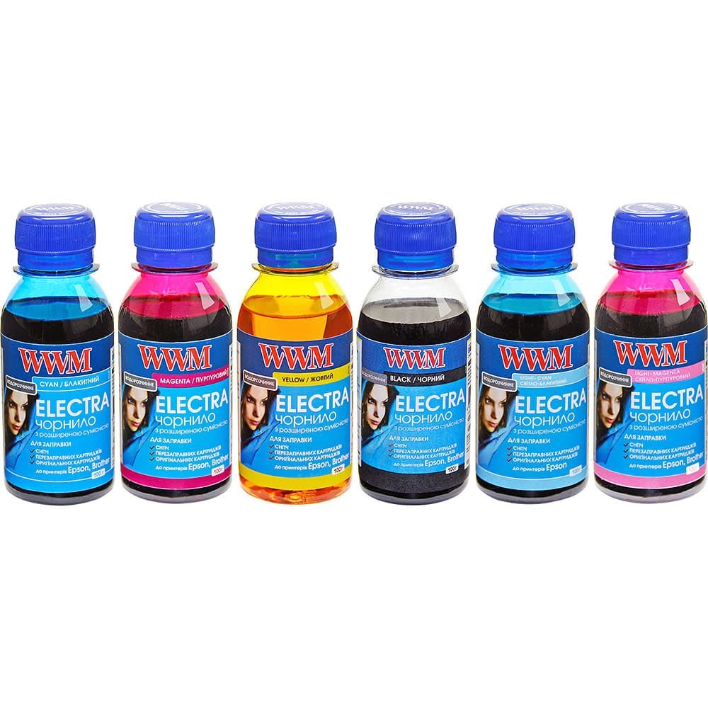 Комплект чорнил WWM ELECTRA Epson B/M/Y/LC/LM (ELECTRA SET62)