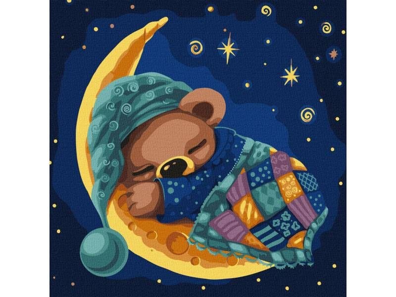 Картина за номерами Ідейка 30*30см ЗАТИШНИЙ СОН КНО-6062