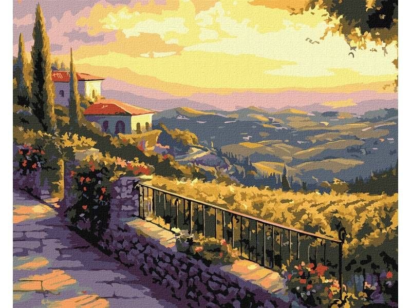 Картина за номерами Ідейка 40*50см ІТАЛІЙСЬКИЙ ВЕЧІР КНО-2907
