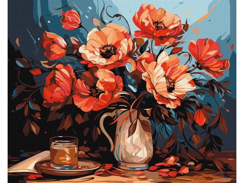 Картина за номерами Ідейка 40*50см БАРВИСТІ МАКИ КНО-5679