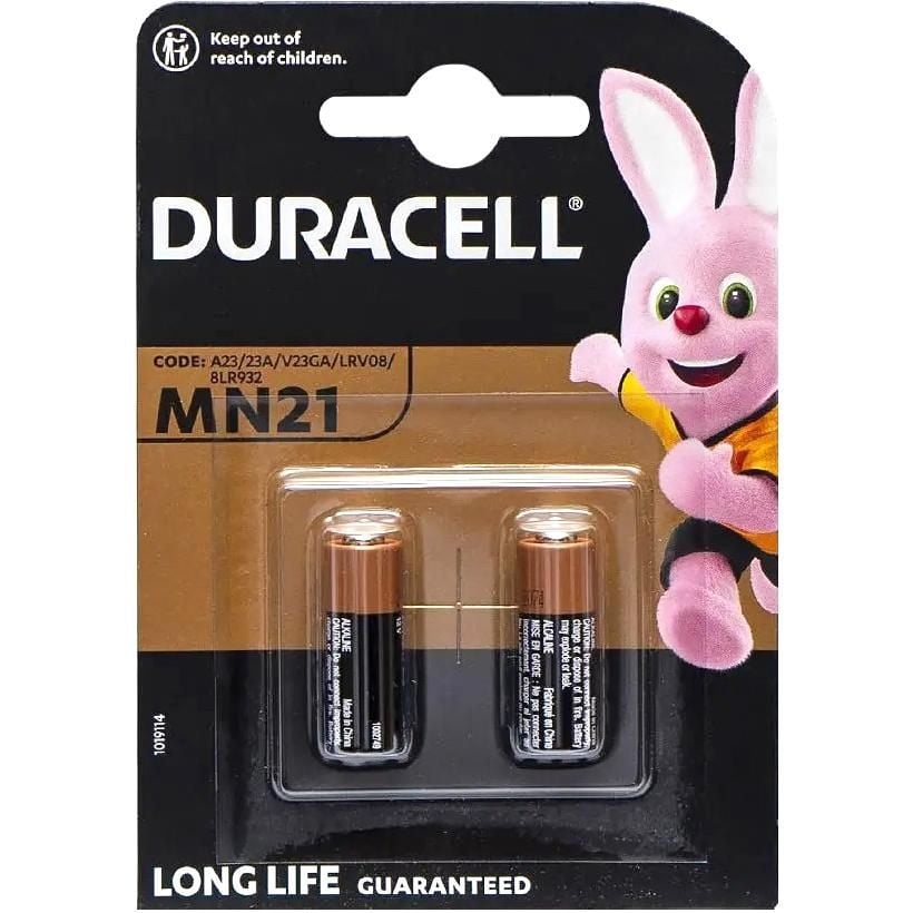 Батарейка Duracell "міні бочонок" MN21 2шт на блістері