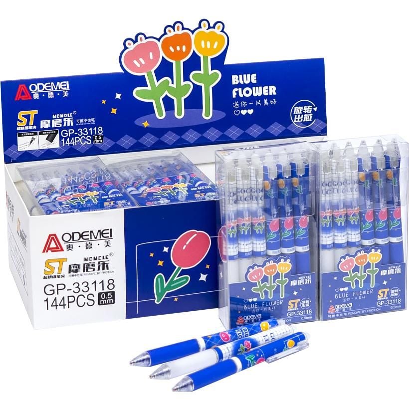 Ручка автоматична "пише-стирає"  синя 33118D