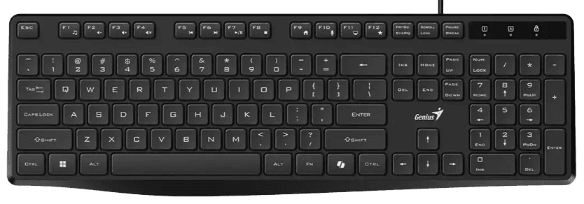 Клавіатура GENIUS KB-117S, Чорний