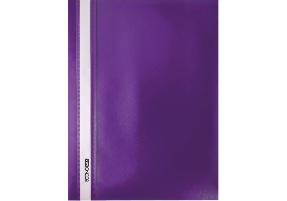 Папка-швидкозшивач А4 без перфорації фіолетовий E31509-12