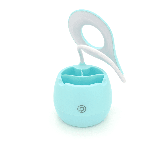 Гнучка настільна лампа-органайзер SST-813, 3 режими, 4,2V 300mAh. microUSB, 3 години роботи, 42см, 200гр, BLUE, Box 31887