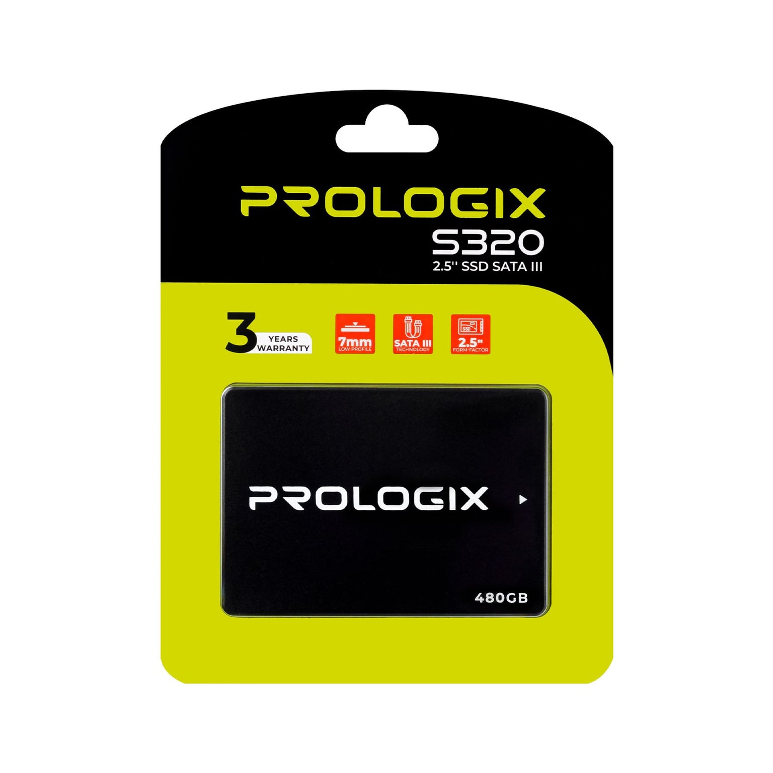 SSD накопичувач 480GB Prologix S320 2.5" SATAIII TLC (PRO480GS320)