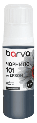 Чорнило для Epson 101 BK спеціальне 70 мл, OneKey, пігментне, чорне Barva (E101-558e)