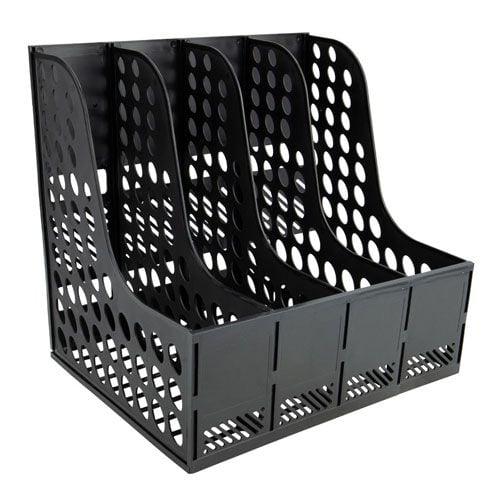 Лоток вертикальний Axent 4 відділення Чорний (4042-01-A)