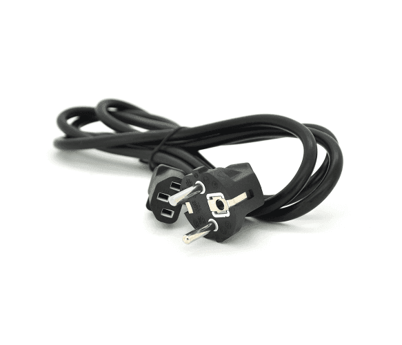 Кабель живлення Schuko PC-186 CEE7 / 17-C13, 1.8M, 0.75mm, OEM (євровилках), Мідь 14647