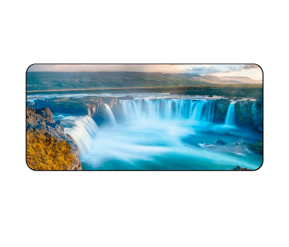 Килимок 300*600 тканинний "Водоспад" з бічним прошивкою, товщина 2 мм, Пакет 35737