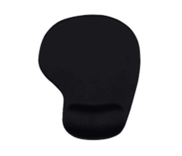 Килимок з подушкою 228*192 мм RJF-05 (круглий) тканинний, товщина 2 мм, Black, Blister 35578