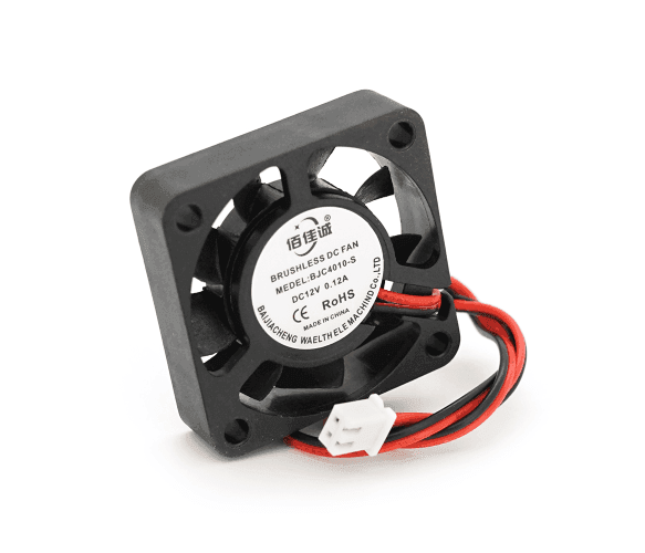 Кулер корпусний Merlion BJC4010-S, 40x40x10mm, 12V/0.12A, 2-pin, Black, OEM 41211