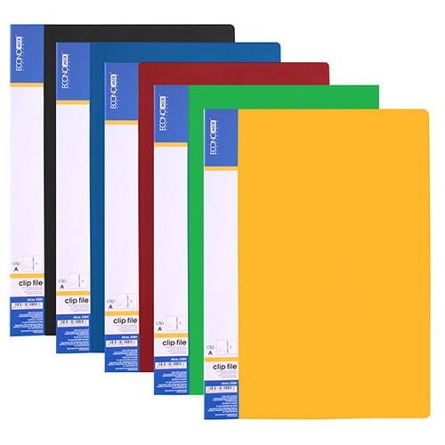 Папка пластикова Economix A4 10 файлів Асорті E30601