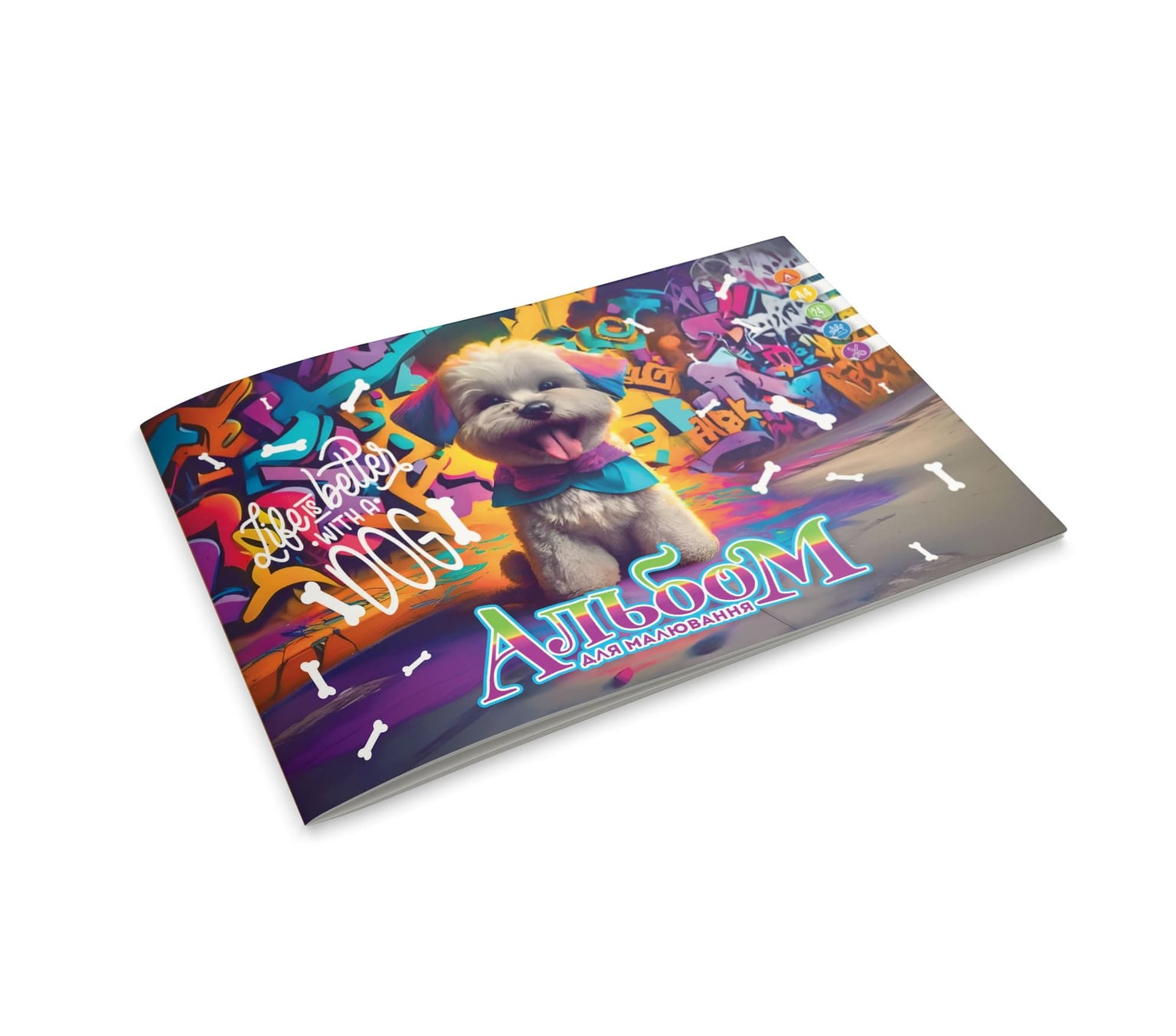 Альбом для малювання Аркуш А4 скобa 24арк