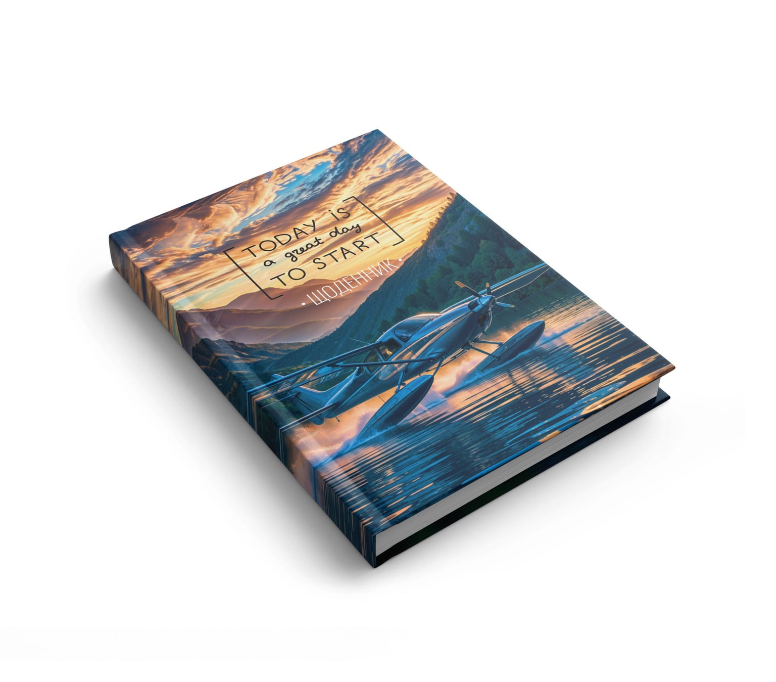 Щоденник недатований ART Аркуш А6 352стор 115х145мм Планер на заході 1В3209