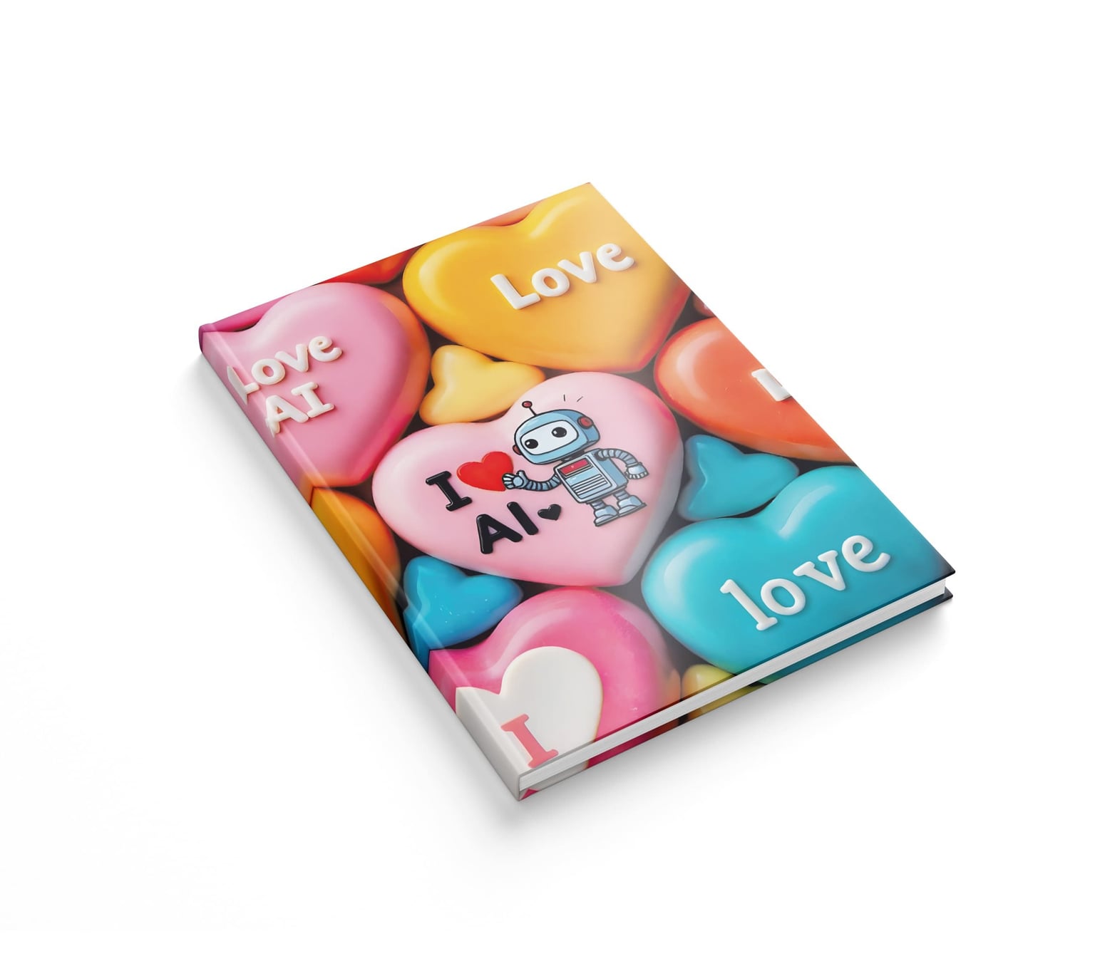 Блокнот АРКУШ кл А5 64арк Кольорові серця 1В3429