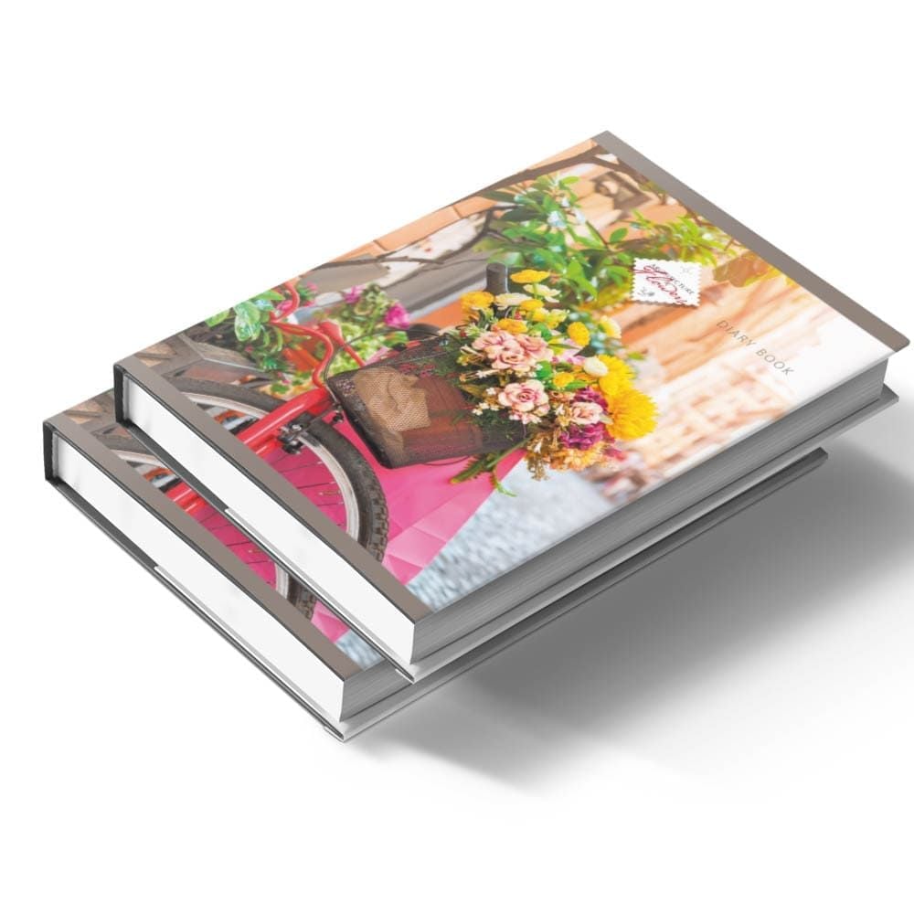 Щоденник недатований ART Аркуш А5 352стор лінія Квітковий кошик 352ББЛ252