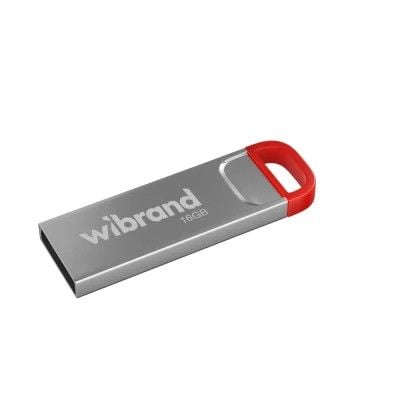 Флеш-накопичувач Flash Wibrand USB 2.0 Falcon 16 Gb Red/Silver