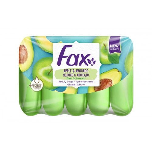 Туалетне мило Fax екопак 70*5 Яблуко-Авокадо 2706