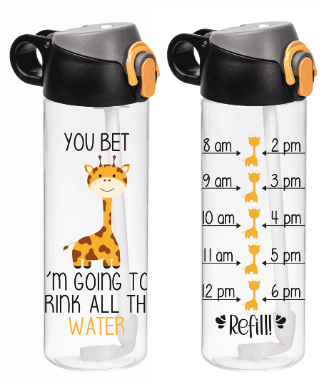 Пляшка для води пластік Herevin Giraffe 0.75 л для спорту