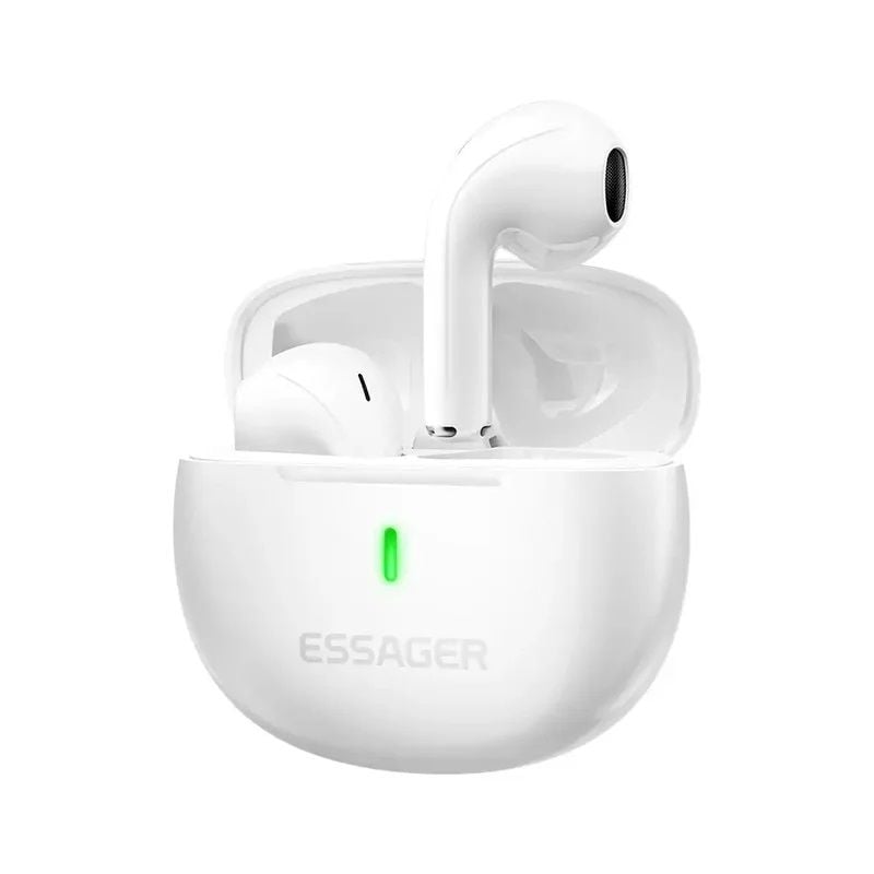 Навушники ESSAGER (color box) Bluetooth White EEJTW-SL02
