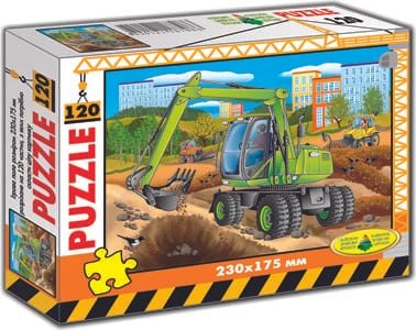 Пазли випуск-3 120 елементів Екскаватор