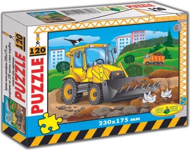 Пазли випуск-2 120 елементів Бульдозер
