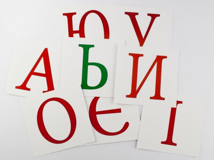 Картки міні Укр Букви (110х110 мм)