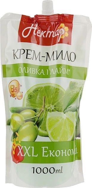 Мило рідке Нектар дой-пак Оливка та Лайм 1000 мл 53335